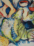 Desire, pastel on paper, 20"x 26", 2004.
