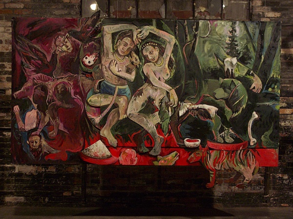 Dance installed at Niagara Artists' Centre, St Catharines, Ontario, 2004