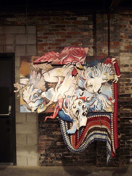 Lungta installed at Niagara Artists' Centre, St Catharines, Ontario, 2004
