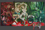 Dance, oil on wood, 63�x 100�x 3�, 2004.